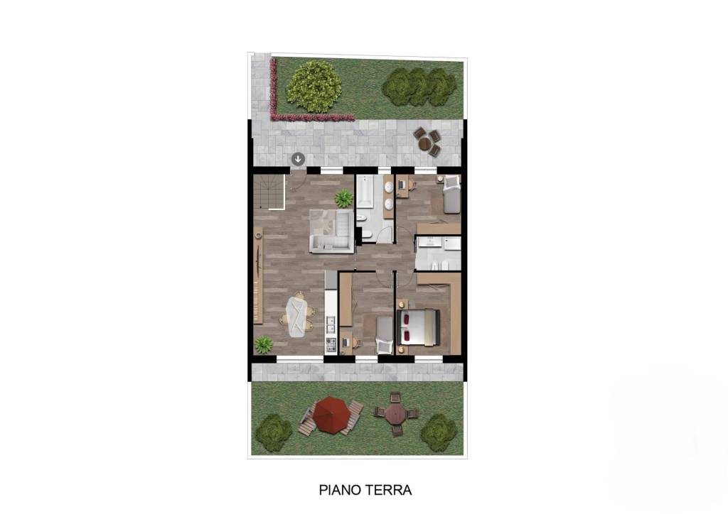 villa Au piano terra