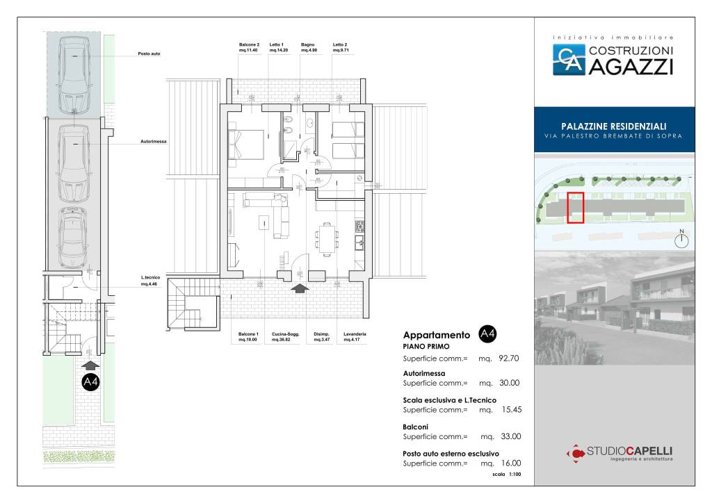 TRILOCALE Appartamento A4 Piano Primo 1