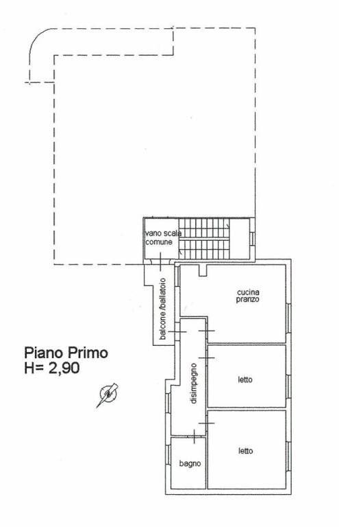 planimetria 1°piano