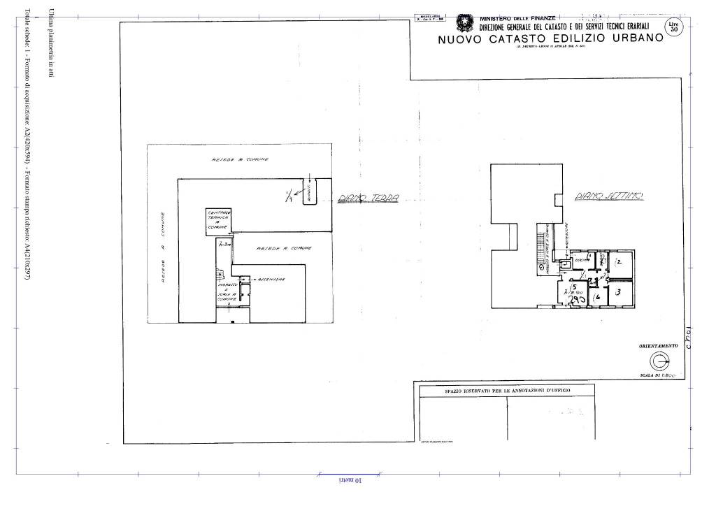 Planimetria appartamento+garage