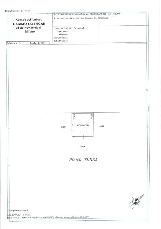 planimetria box