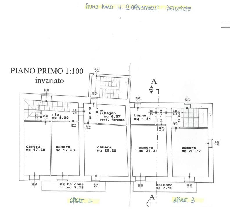 planimetrie mansarde (appartamento 1 e 2) copy-2