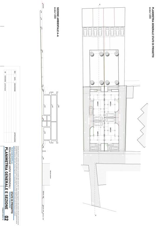 002_Stato di progetto – Planimetria generale e sez