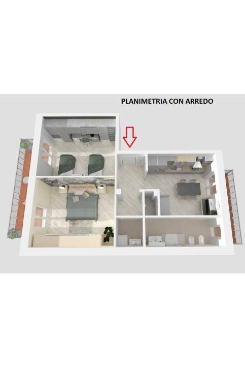 planimetria con arredo