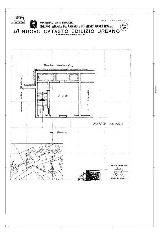 PLANIMETRIA PERTINENZA COMMERCIALE