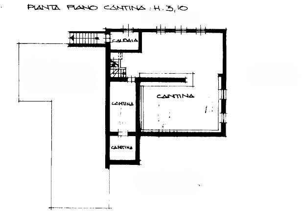 plan - unità 1 (piano seminterrato)