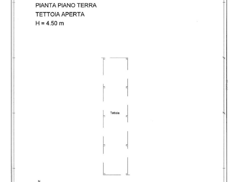 planimetria tettoia 