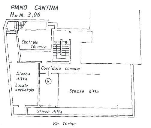 planimetria cantina