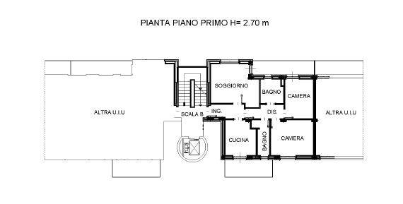 Planimetria piano primo