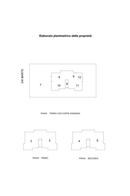 Elaborato planimetrico di tutta la proprietà