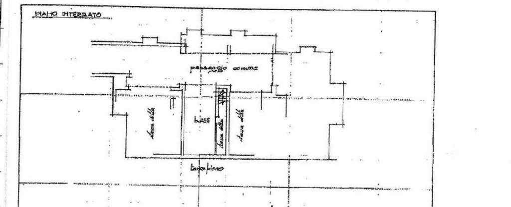 planimetria interrato - box 