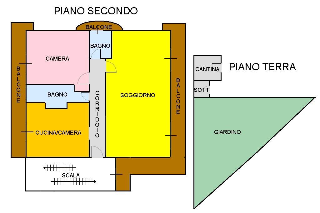 Piantina PT e P2