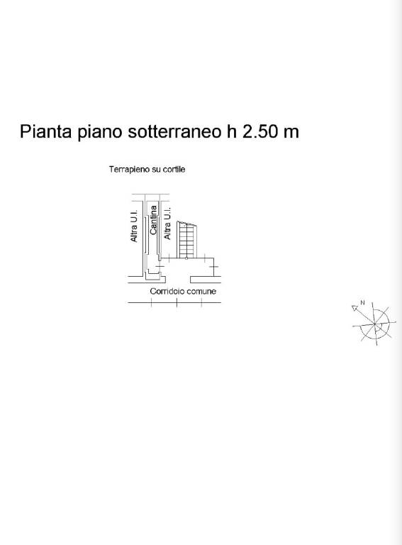 Plan piano interrato