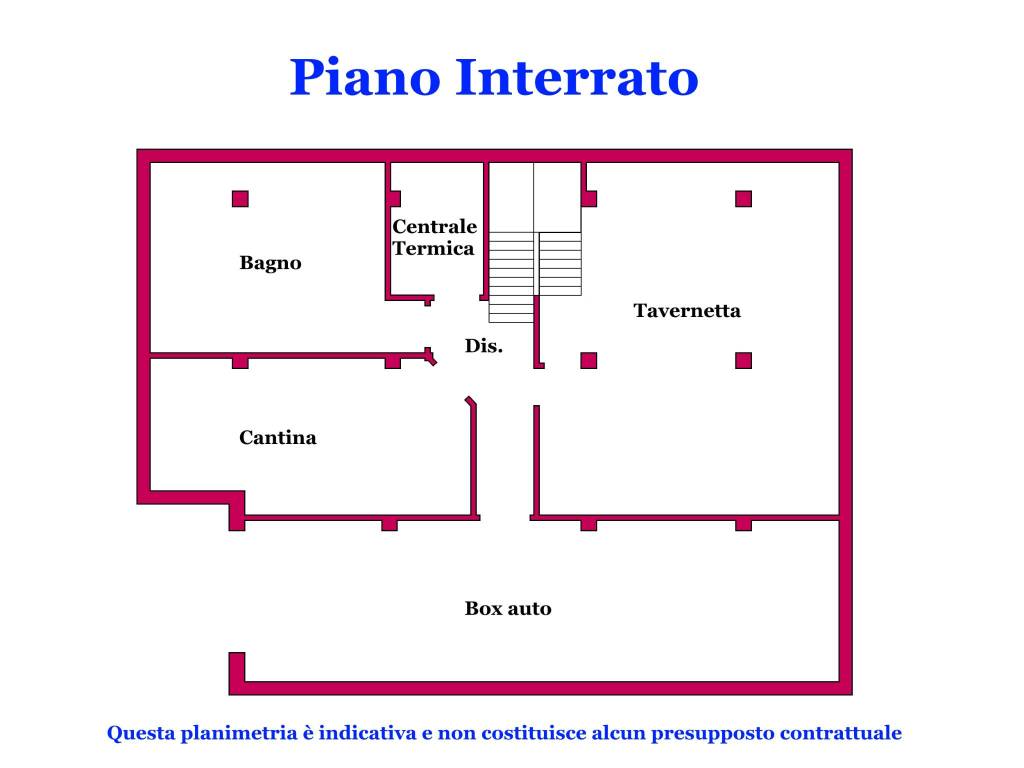 PLANIMETRIA PIANO INTERRATO