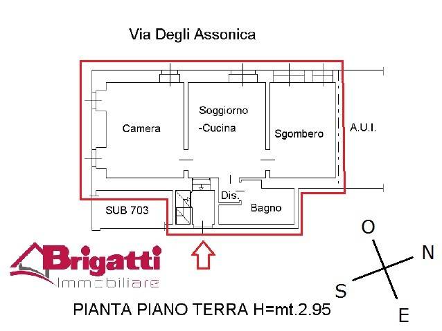 Planimetria casa x pubblicità