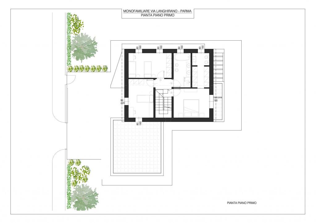 1_progetto monofamiliare_pianta piano 1