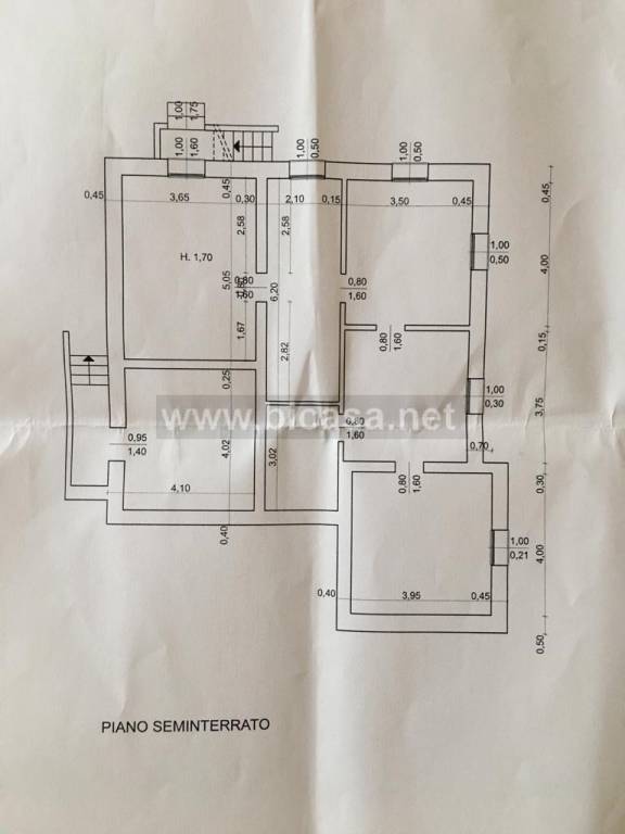 planimetria seminterrato