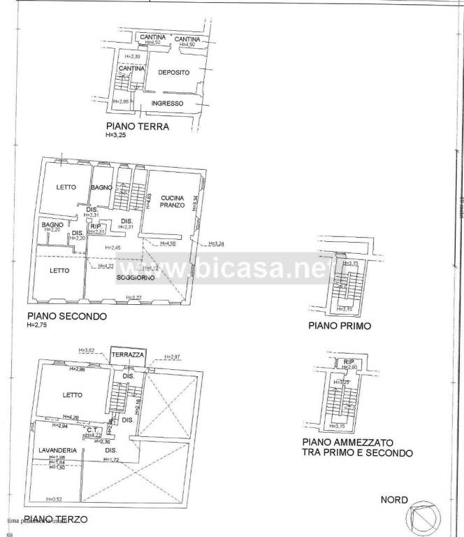 Planimetria catastale appartamento