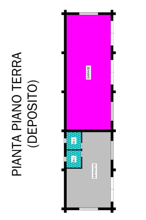 PIANTA PIANO TERRA DEPOSITO NICOLA RUSSO 1