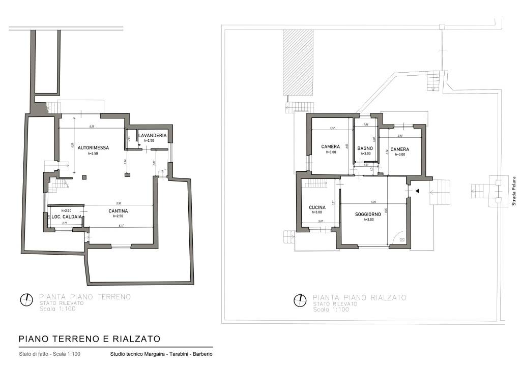 Piante piano terreno-rialzato 2 1