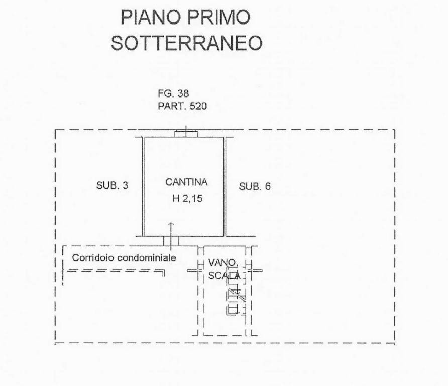 Planimetria cantina