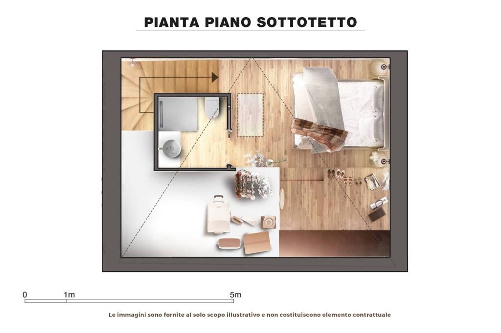 PIANTA PIANO SOTTOTETTO