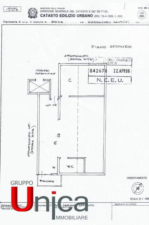 plan mansarda santini