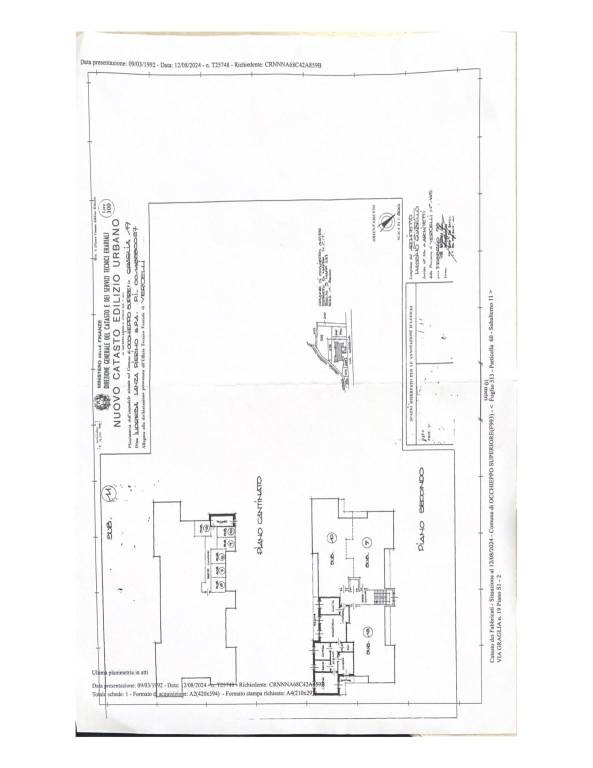 Totale schede 1 - Formato di acquisizione A2(420x5