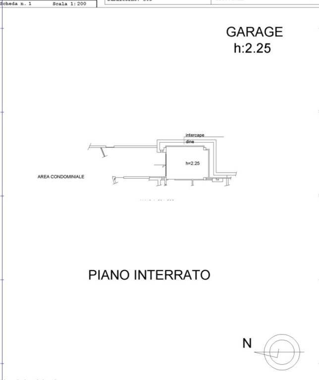 PLAN VIA DELLE MOLE 3 INTERRATO 