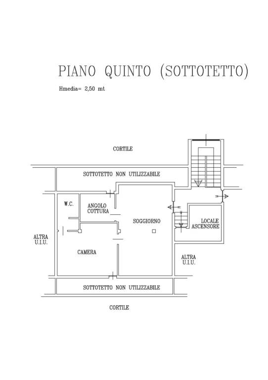 PLAN AGGIONATA MANSARDA 1