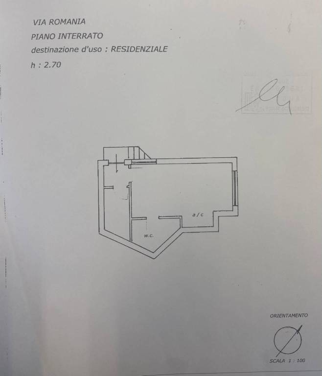 Planimetria Piano S1