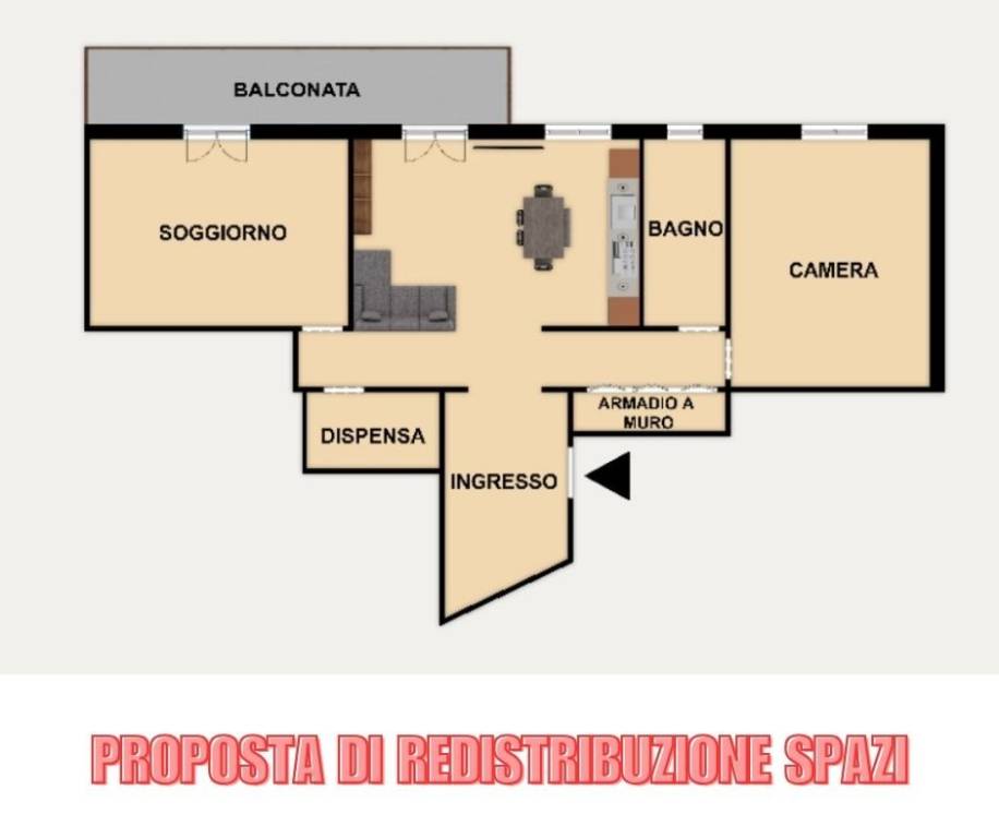 proposta redistribuzione spazi