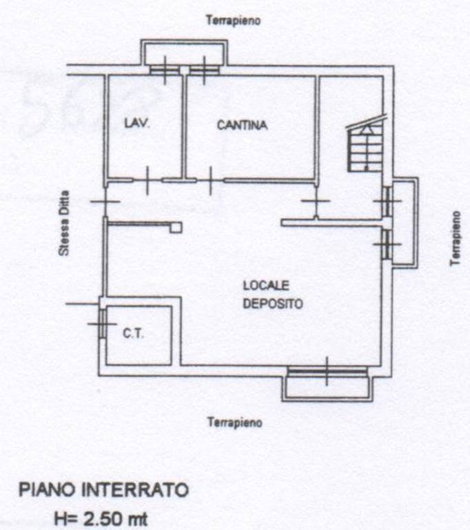 PLANIMETRIA INTERRATO