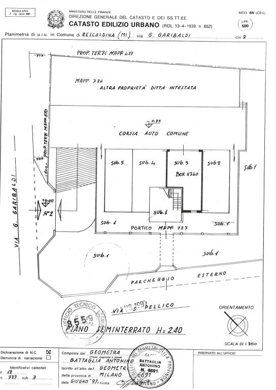 scheda box via pellico 15 rescaldina 1