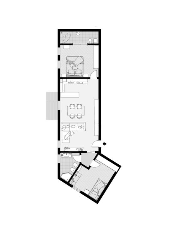 PLANIMETRIA ARREDATA TRILOCALE 1