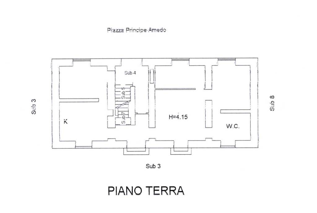 PLANIMETRIA PIANO TERRA