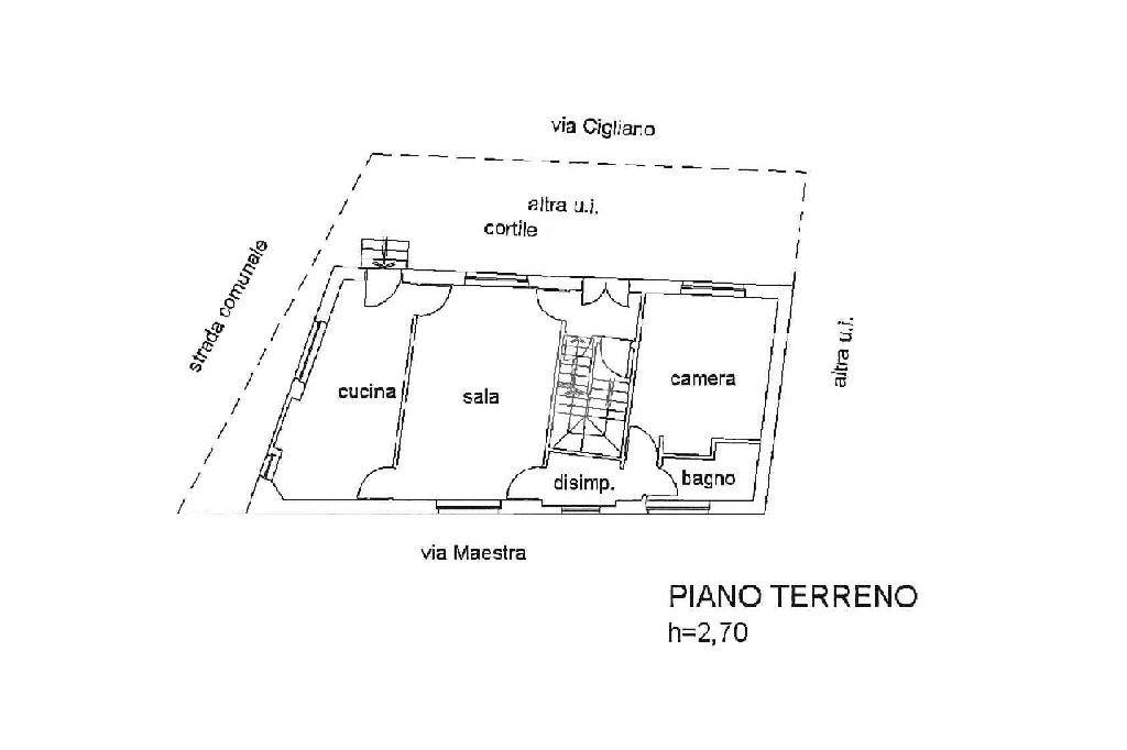 PLANIMETEIA PIANO TERRA