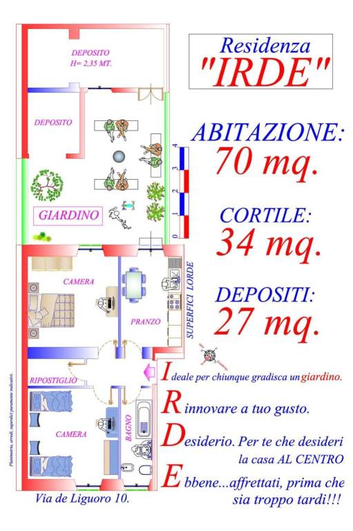 Planimetria Residenza Irde