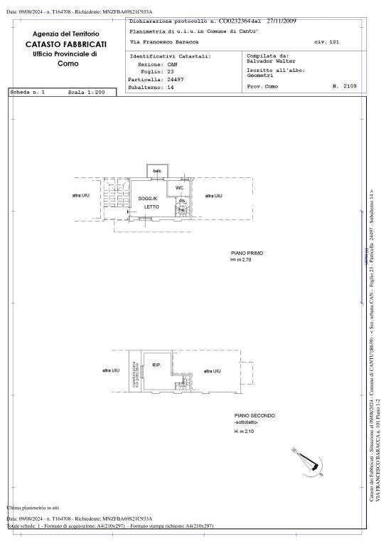 scheda catastale casa 1