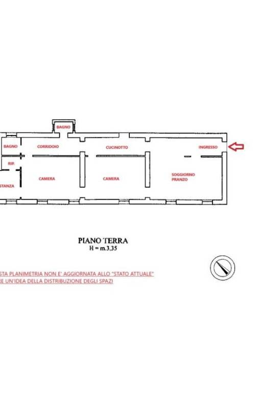 planimetria_appartamento in villa