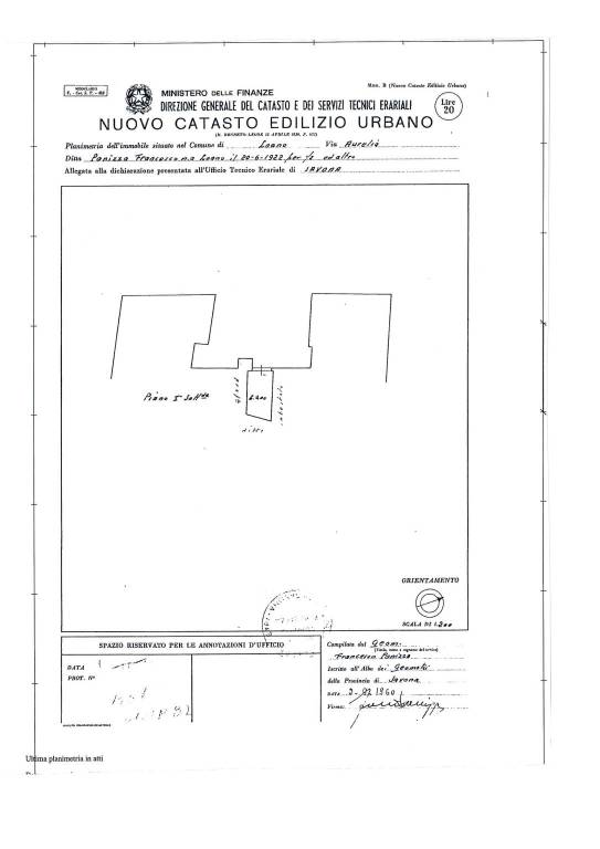 Planimetria siti box 1