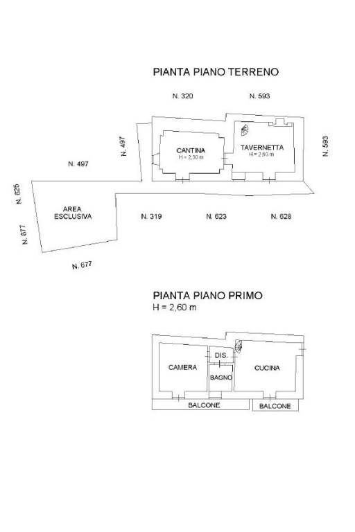 Immobiliare Bosco - planimetria casa