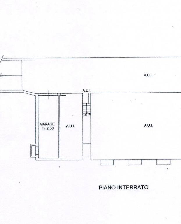 Planimetria autorimessa Bifam.