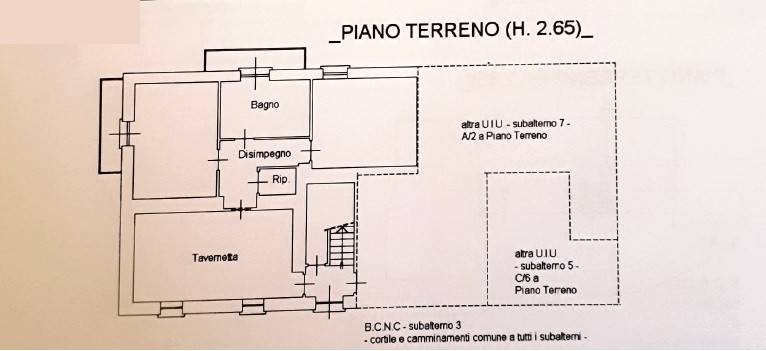 piano terra