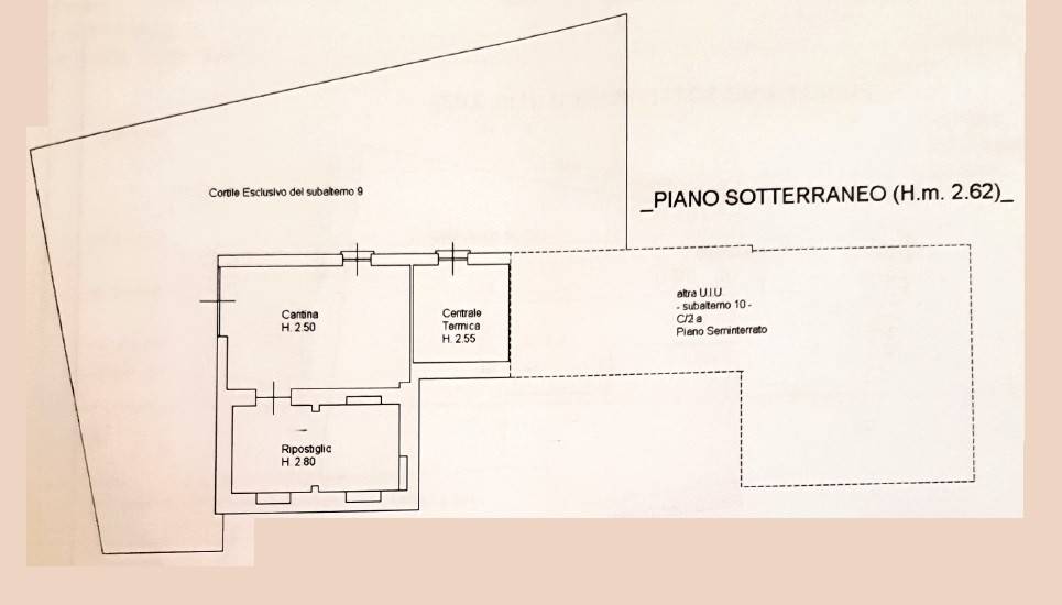 piano interrato