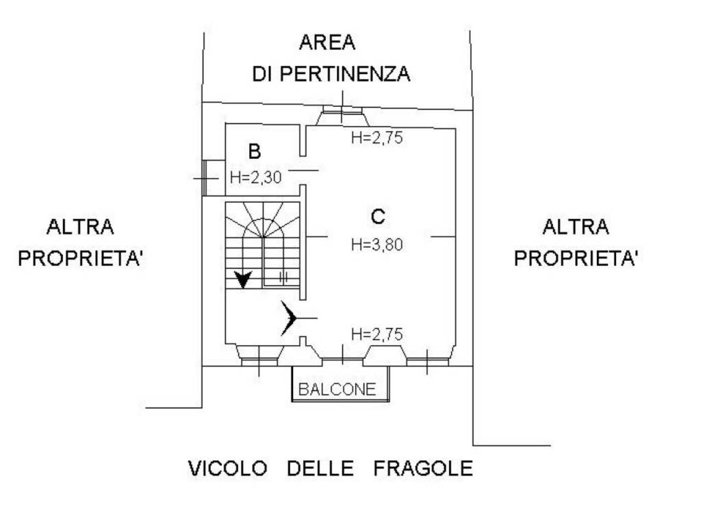 Plan CA.1776 piano 3°