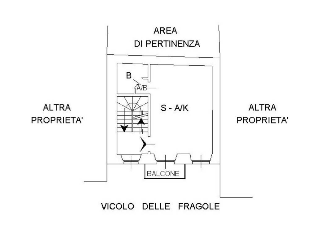 Plan CA.1776 piano 1°