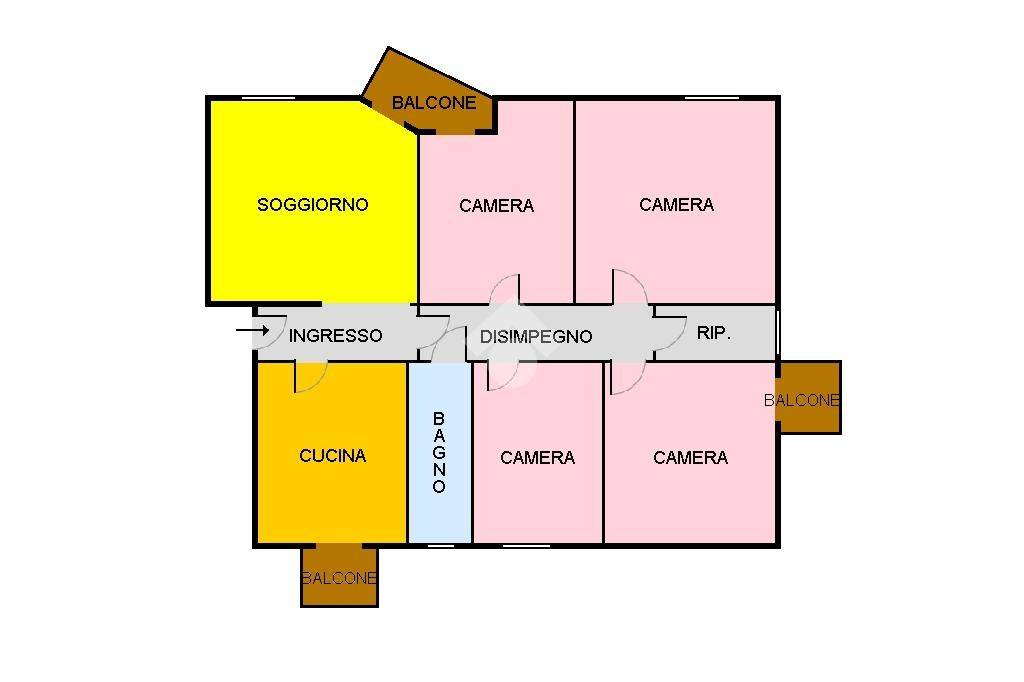 VIA LOMBARDIA 13 PLAN 1