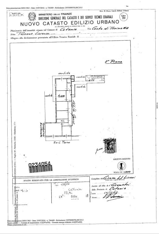 Planimetria C. Torino 62