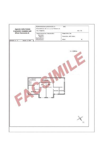 Plan facsimile un piano